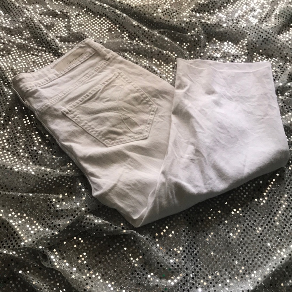 Calvin Klein | White Jean Capri